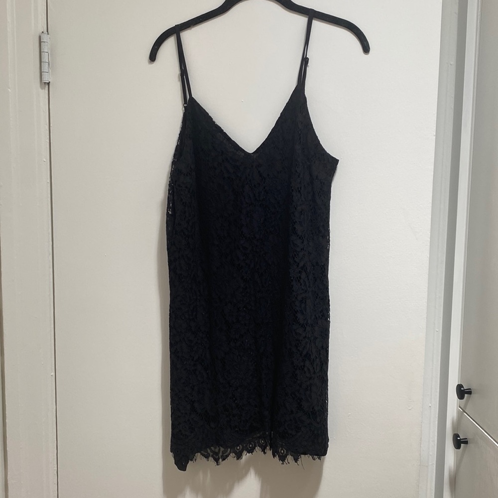 Bardot Lace Black Dress